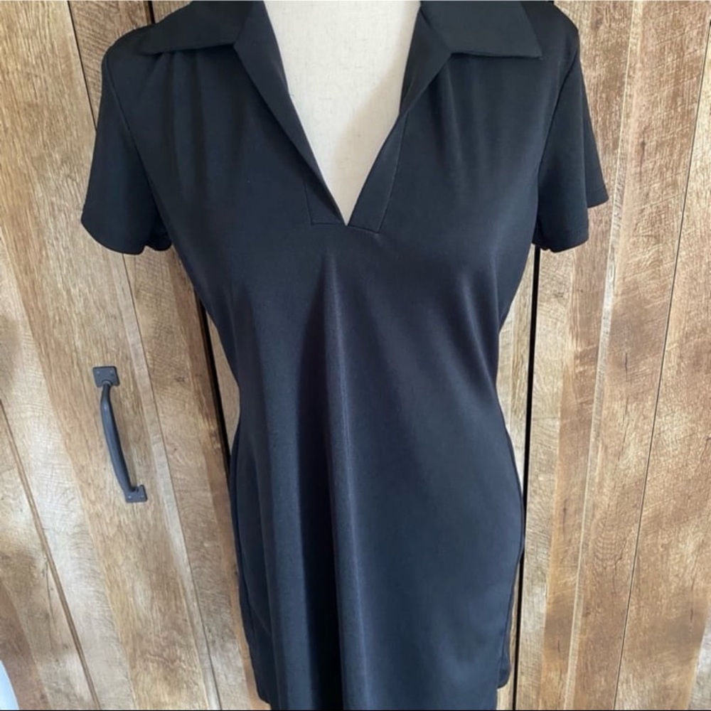Le Chateau Elegant Black Mini Dress